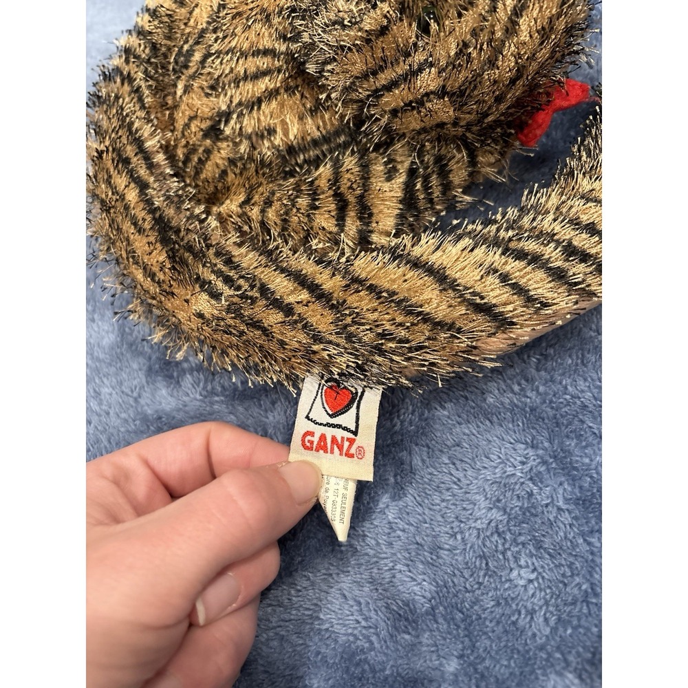 Ganz Webkinz STRIPED SNAKE Stuffed Plush Toy HM206 Black Brown NO CODE - Picture 3 of 8